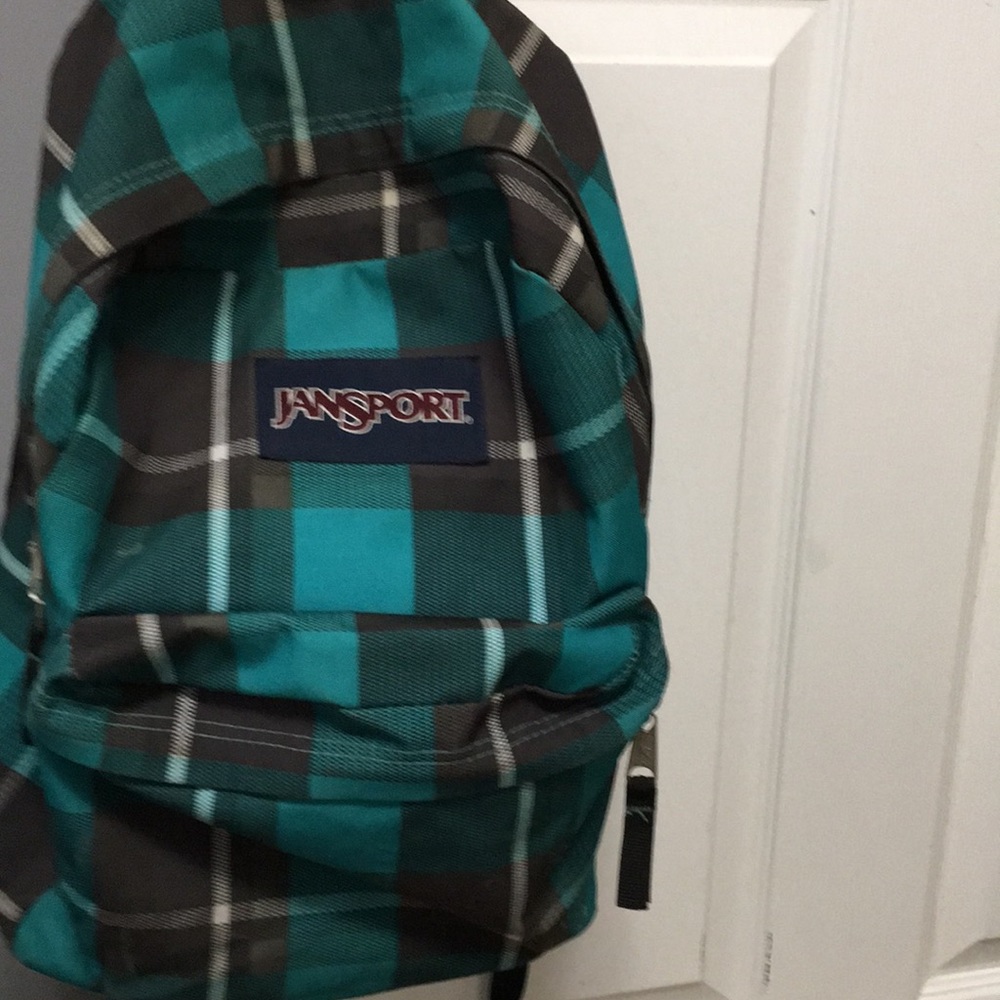 Plaid Jansport Bookbag